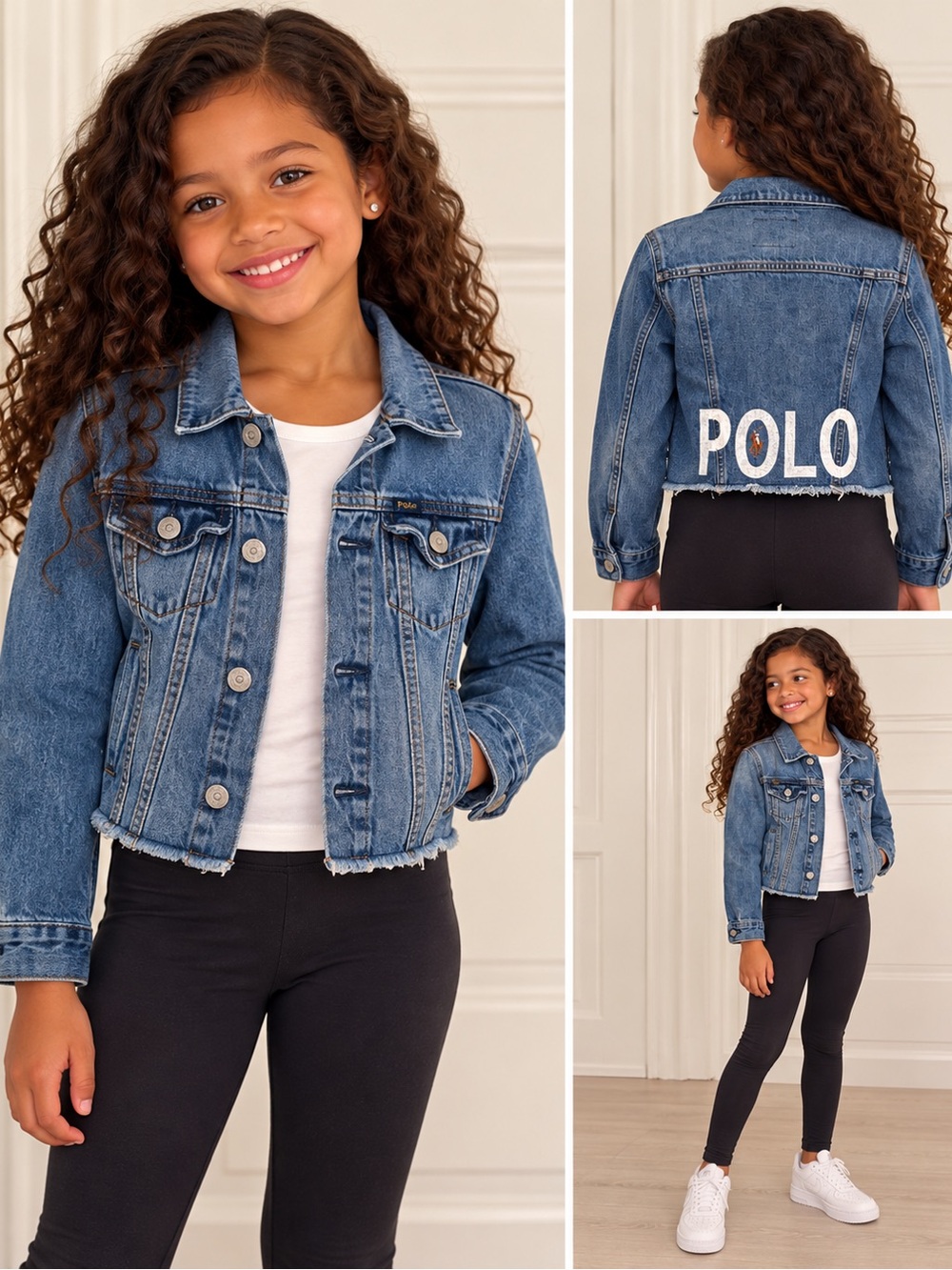 Polo Ralph Lauren Girls Denim Jacket – Size 8